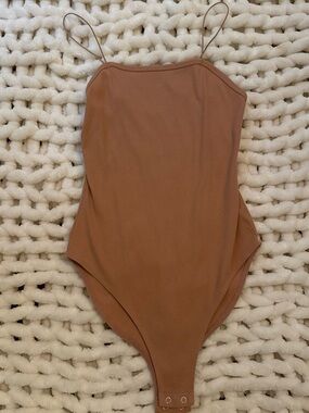 wild fable One-Piece Bodysuit in Camel Brown